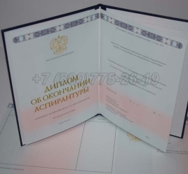 Диплом Аспирантуры 2024г в Мурманске