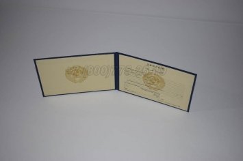 Диплом Техникума Советского Союза 1991г в Мурманске