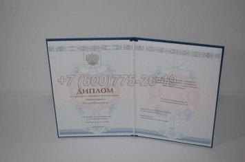 Диплом Колледжа 2020г ГОЗНАК в Мурманске
